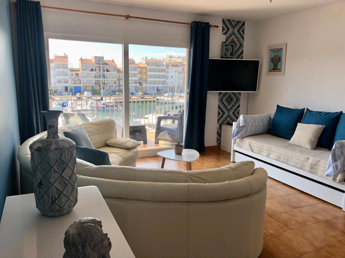 Appartement 80 M2,Port Rhodes D-2 Chambres, Terrasse Panoramique, Vue Sur Le Canal Principal D'Empuriabrava Exterior photo